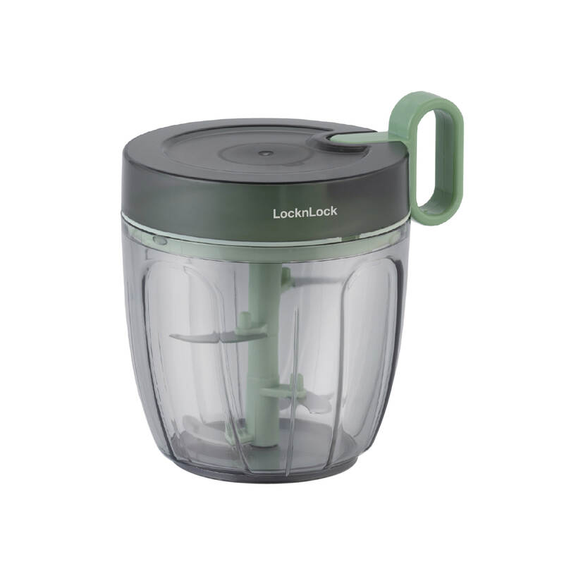 Dụng Cụ Băm Rau Củ Quả Ring Pull Chopper LocknLock,- Màu Xanh Lá - 3 Dung Tích (400ml - 650ml - 900ml) - CKS312GRN, CKS313GRN, CKS314GRN image number null